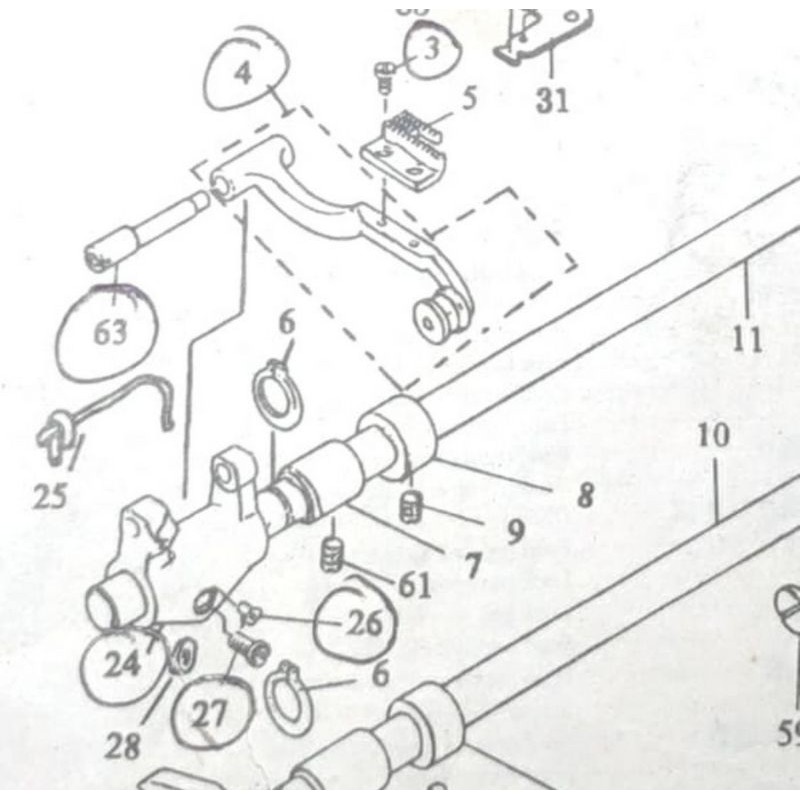 Pen Feed Rocker 229-13206 Juki DDl