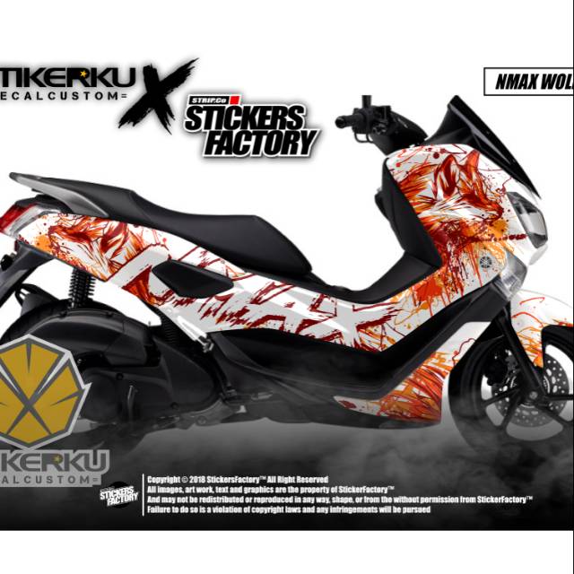Decal yamaha nmax custom