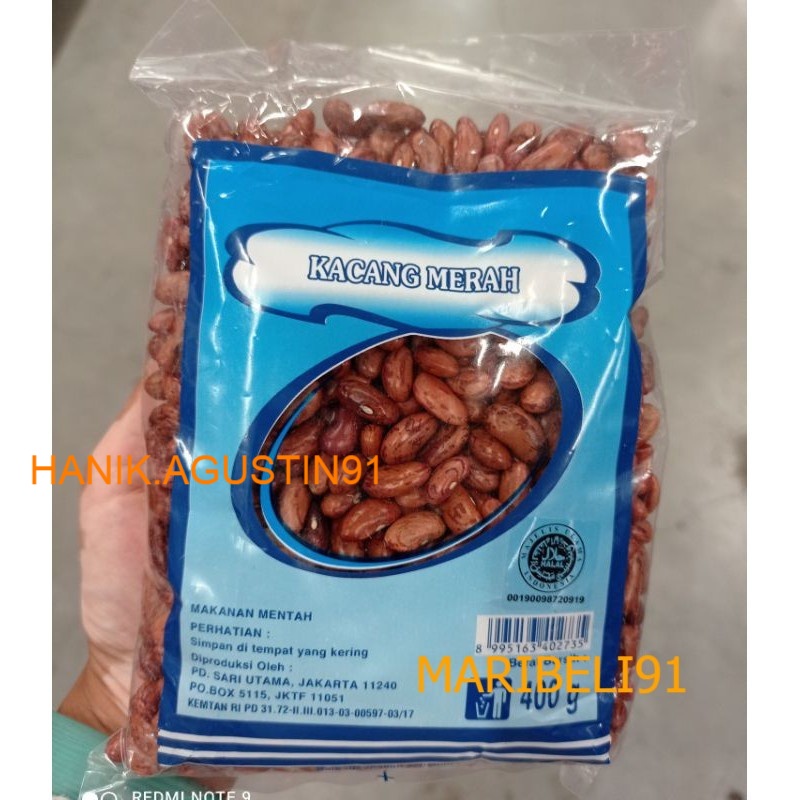 

Kacang Merah Mentah 400gr maribeli91