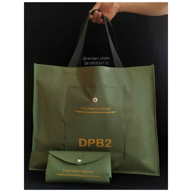 tas lipat parasut tebal belanja kekinian custom sablon perusahaan