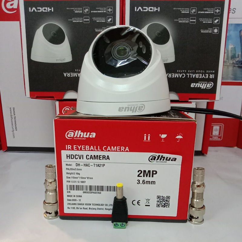 PAKET CCTV DAHUA 4 KAMERA  2MP LENGKAP GARANSI RESMI