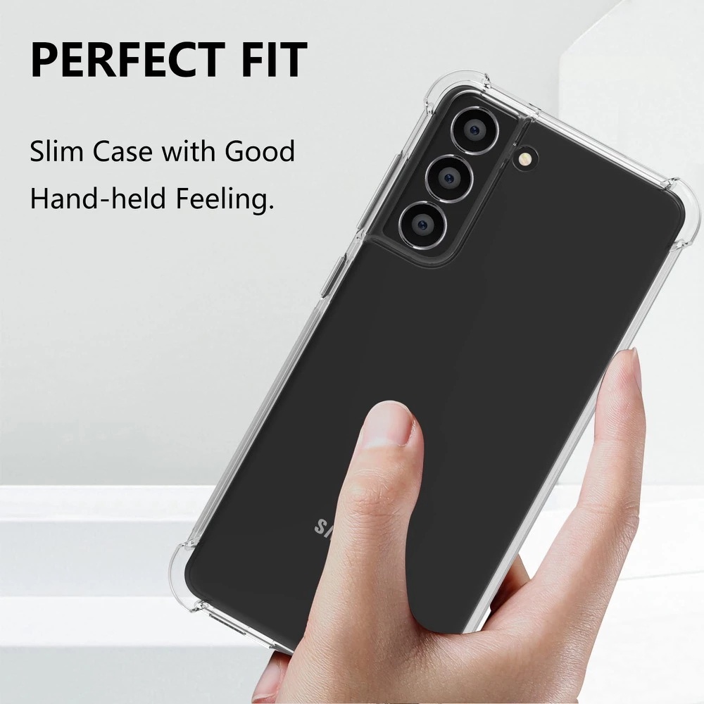 Soft Case Silikon TPU Transparan Shockproof Cover Samsung Galaxy S22 / Ultra 5G / S22 +