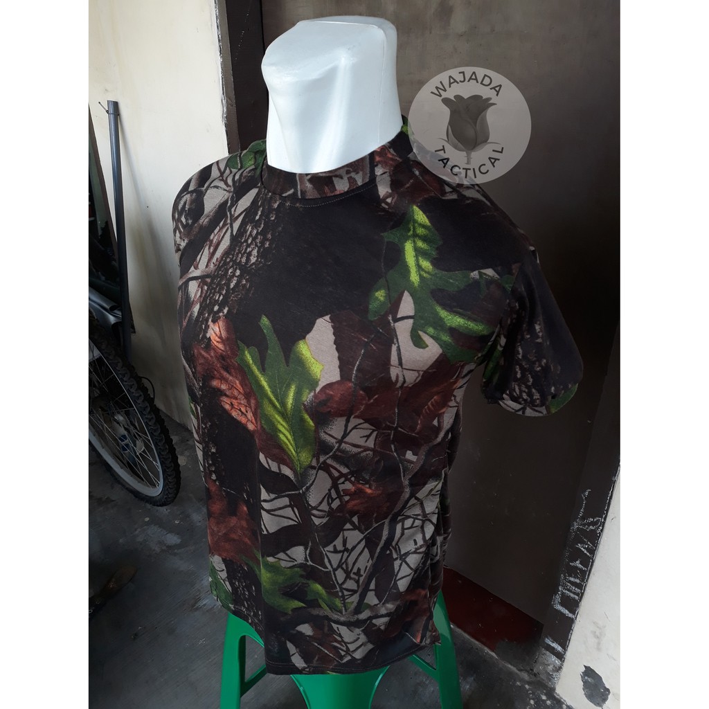 Kaos Pendek Loreng Camouflage Kaos Oblong Loreng Camo Tactical ARMY