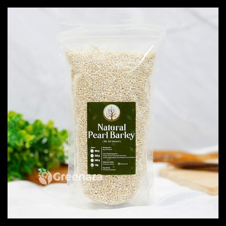 

NATURAL PEARL BARLEY / BIJI JALI - JALI 1KG BERKUALITAS