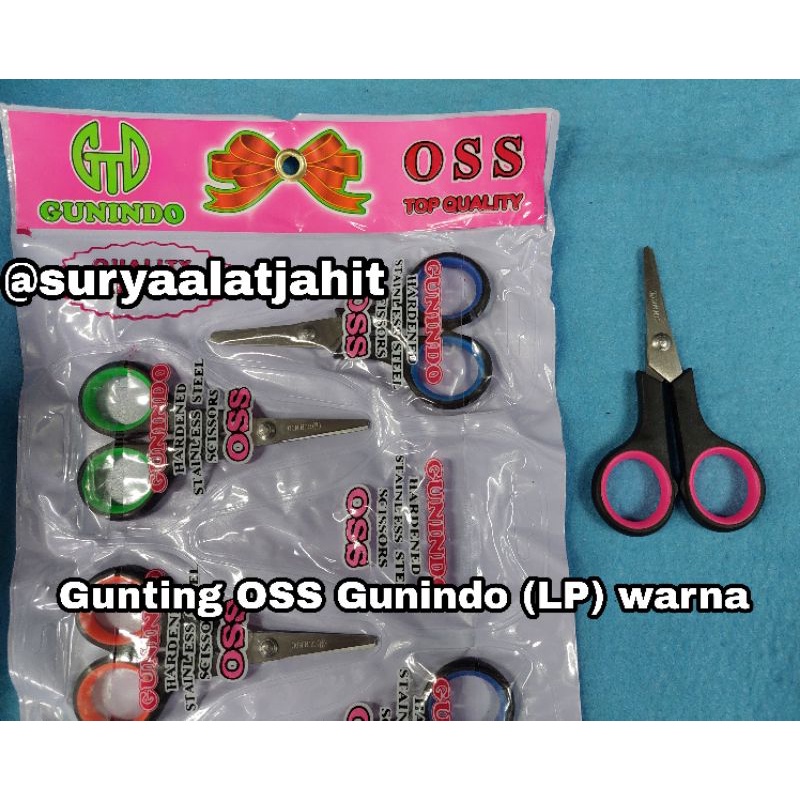 Gunting Gunindo (OSS) 11.5cm Stainless Steel =rp.5.500/1pcs