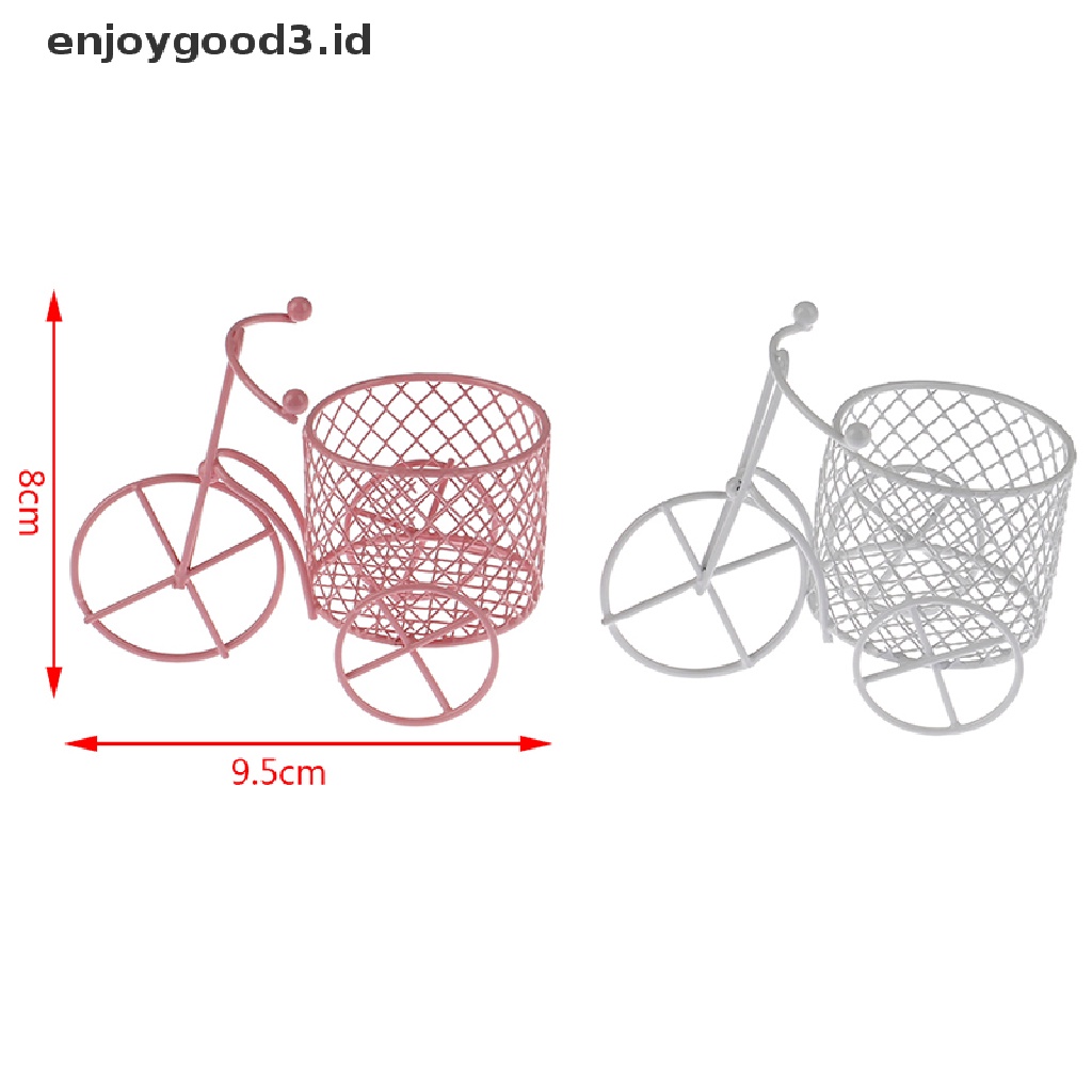 Holder Penyimpanan Perhiasan Bentuk Sepeda Roda Tiga Bahan Besi Untuk Dekorasi Pernikahan