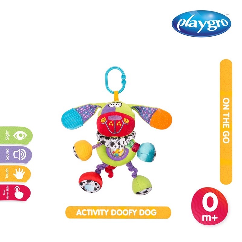 Playgro Activity Doofy Dog - Mainan Bayi