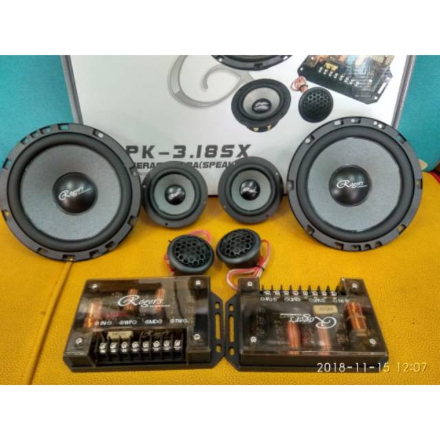 SPEAKER SPEKER MOBIL ROGERS 3WAY - AUDIO & VIDEO MOBIL - AKSESORIS INTERIOR MOBIL