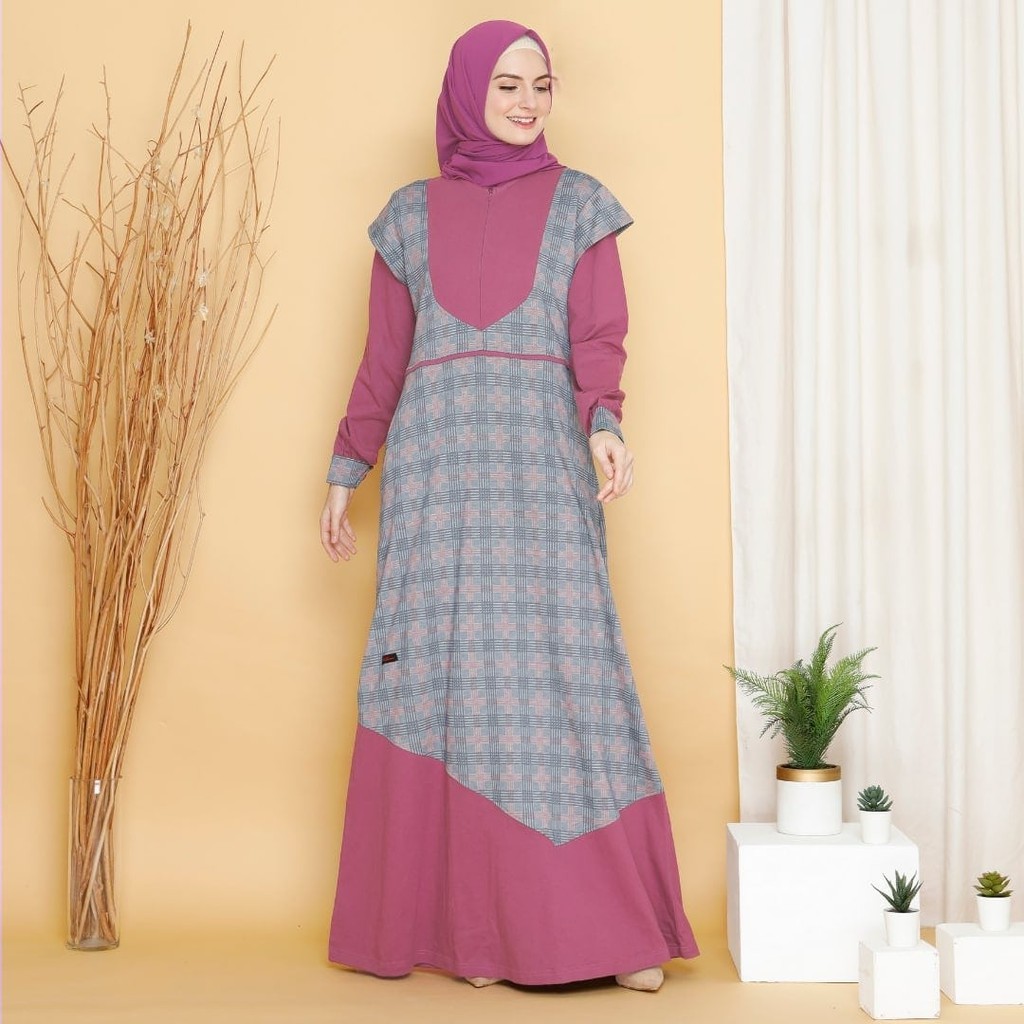 BISA COD - Gamis Rahnem Terbaru / GM 38 / Fashion Muslim