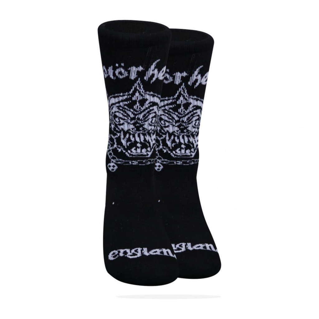 Kaos Kaki Motif MotorHead Hitam ( B12 )