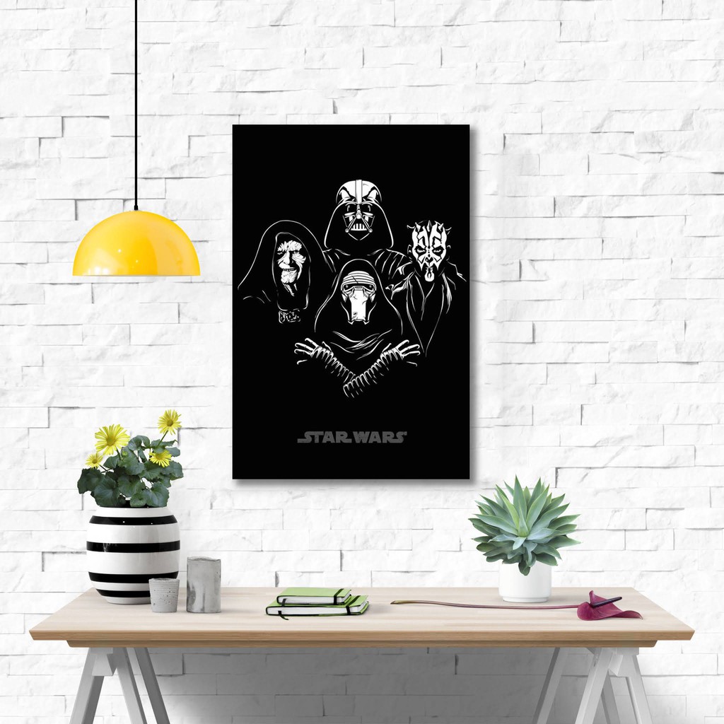 Poster kayu hiasan dinding - Star Wars