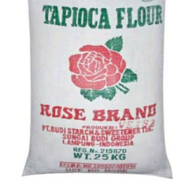 

500 gram tepung tapioka rose brand repack tepung kanji