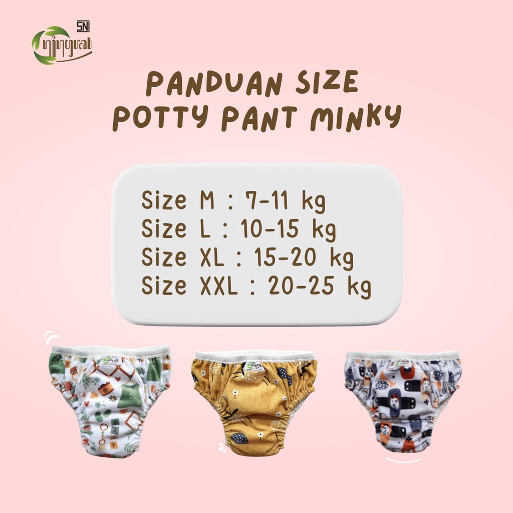 Ningrat Potty Pant Minky Celana Tatur Toilet Training