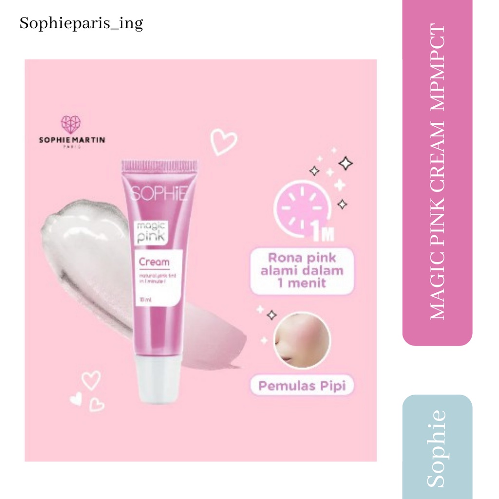 BEAUTY BRAND BY SOPHIE MARTIN BLUSH ON EYE SHADOW MAGIC PINK CREAM  MPMPCT /MAKE UP