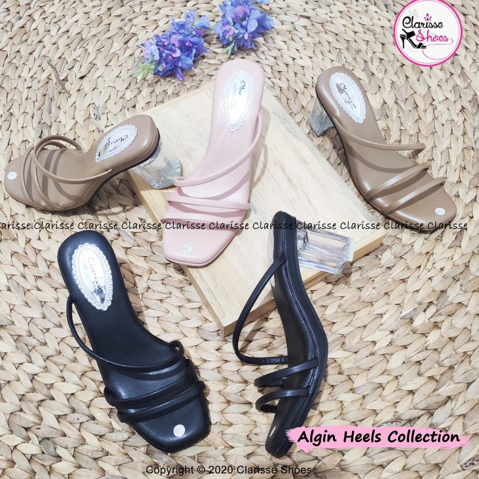 Clarisse High Heels SC ALGIN Tali  REALPICT Shoes  Hak KACA 