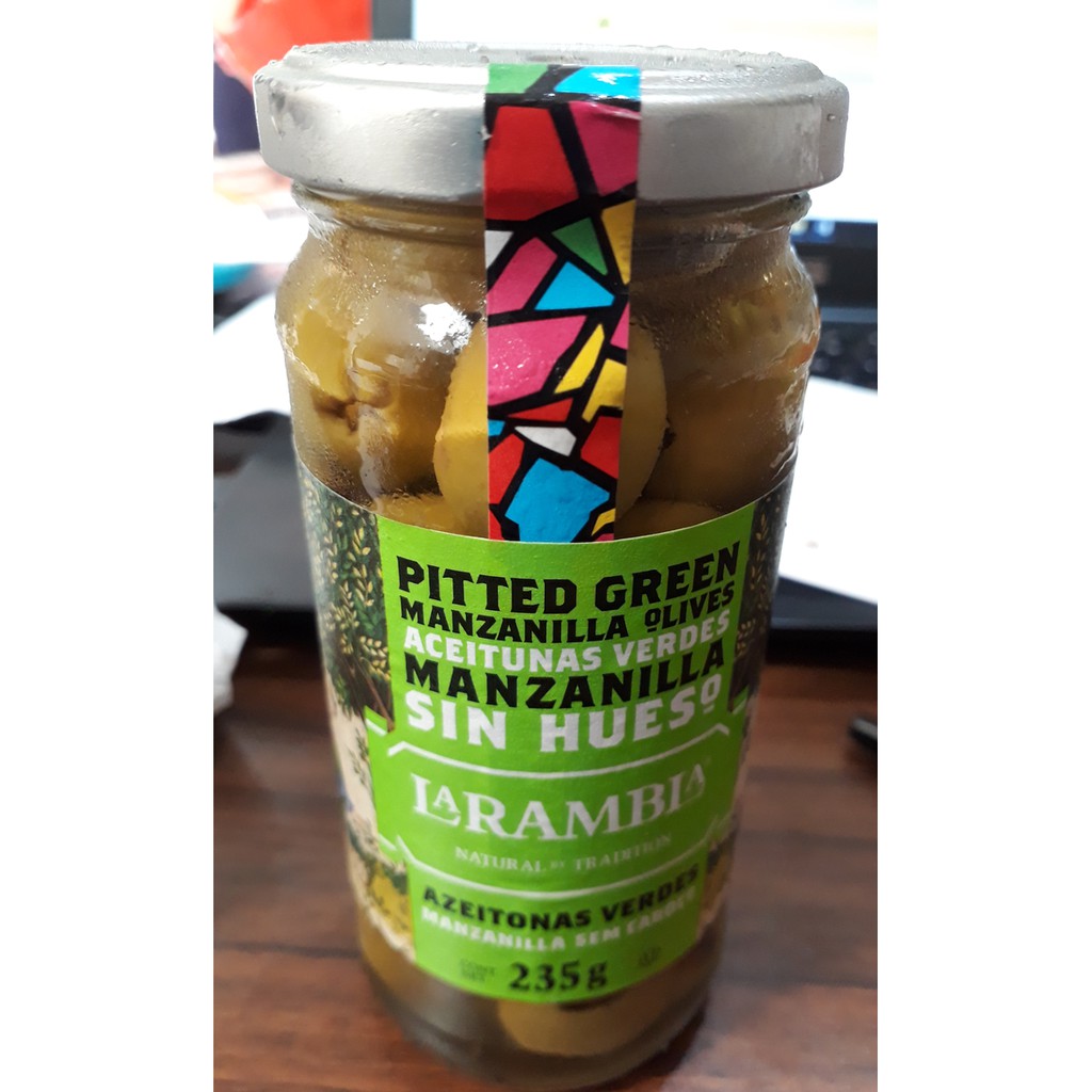 

LA RAMBLA GREEN PITTED OLIVES 236gr