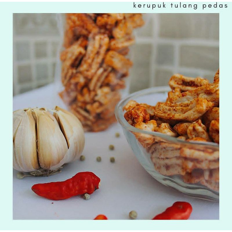 

Kerupuk seblak/kerupuk tulang