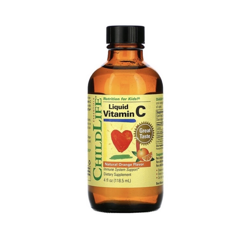 Childlife Essentials Liquid Vitamin C Natural Orange 118ml