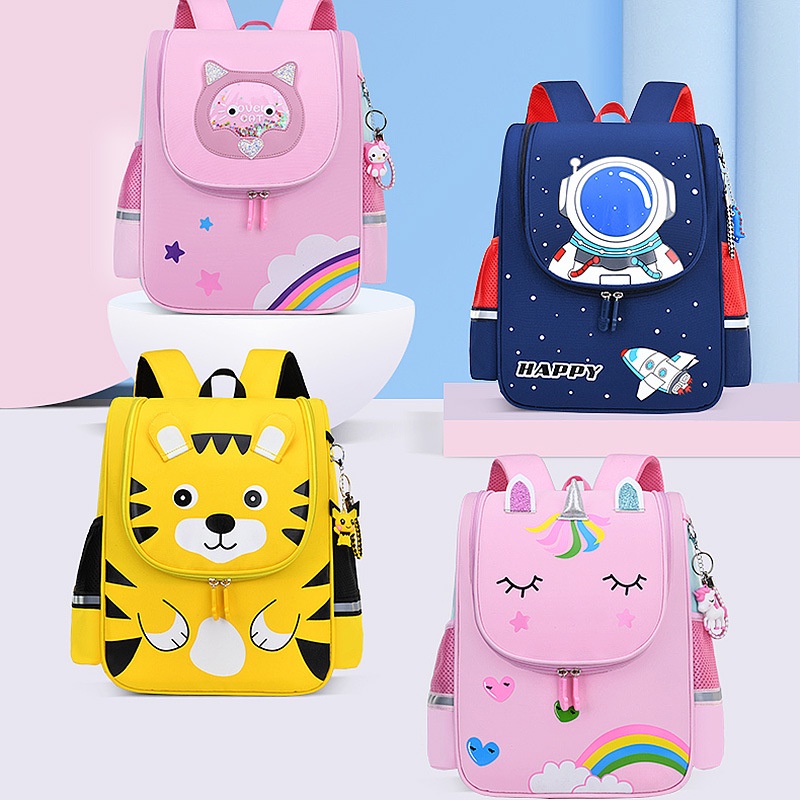 Tas Wanita Ransel Anak New Space Bag Cute Cartoon Small &amp; Large Import