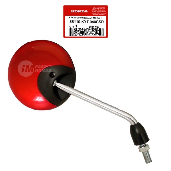 88110-KYT-940CSR Spion Kanan PNP Kiri Scoopy Karbu & Fi 2012  - 2016 Merah Maron Marun