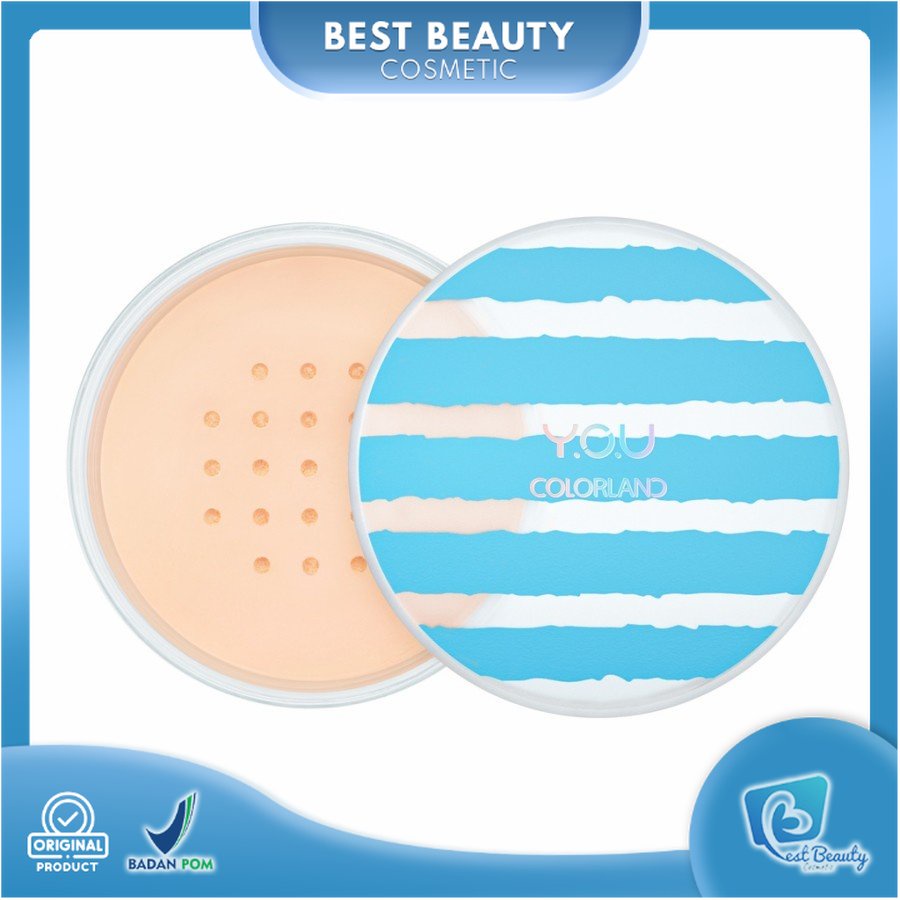 ★ BB ★ Y.O.U Colorland Loose Powder Pat 'n Go | Shine-free Lightweight Even Skin Tone | YOU