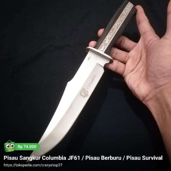 Pisau Sangkur Columbia Jf61 / Pisau Berburu / Pisau Survival