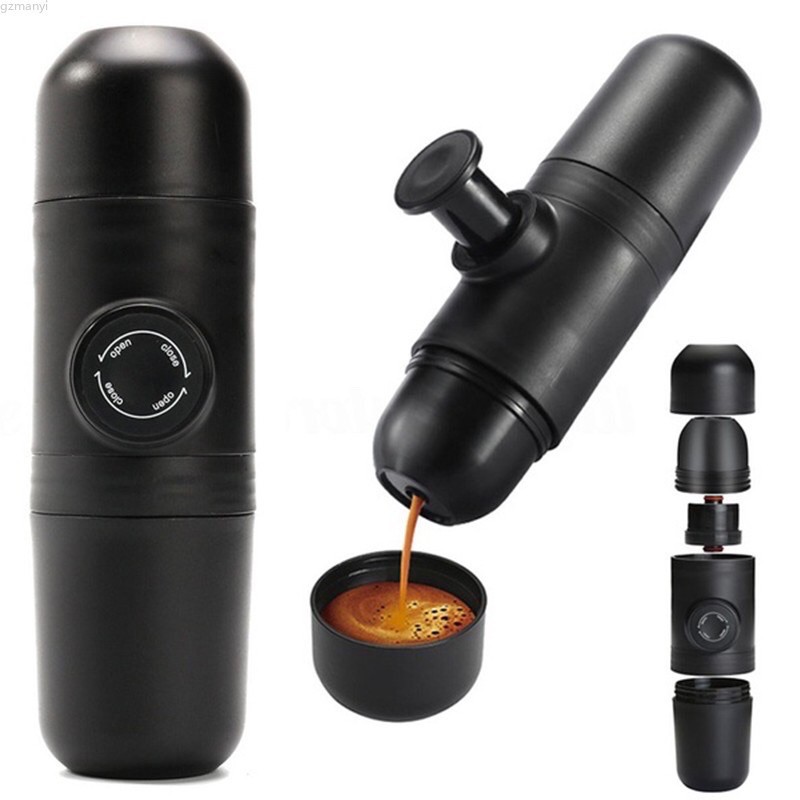 Mini Espresso Maker Portable Coffee Maker Portable Alat Pembuat Kopi Pump Manual