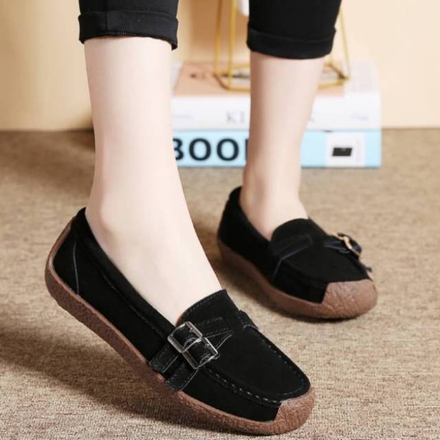 Ps 09 plat shoes Wanita rajut gespes 2 Shopee Indonesia Ps 09 plat shoes Wanita rajut gespes 2 Shopee Indonesia