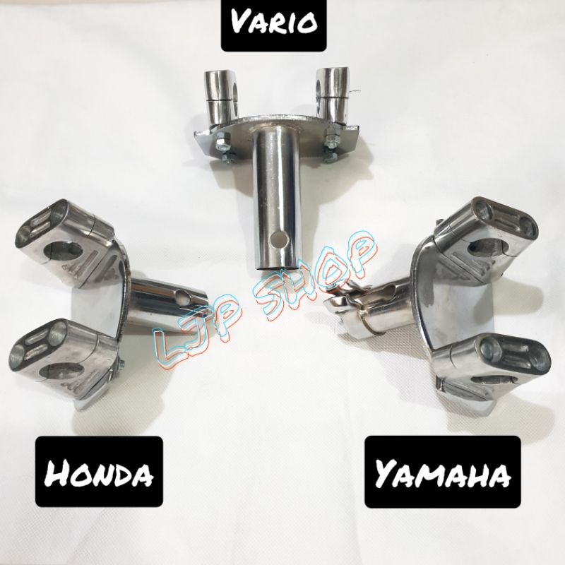 ADAPTOR STANG DUDUKAN STANG RACING HONDA YAMAHA VARIO UNIVERSAL/TRONDOL STANG