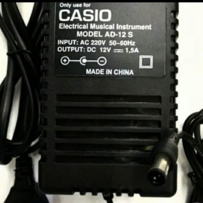 ADAPTOR CASIO SYNTHESIZER CALVIANO GRAND HYBRID Type; GP-500BP,GP-400,GP-300BK,GP-300WE