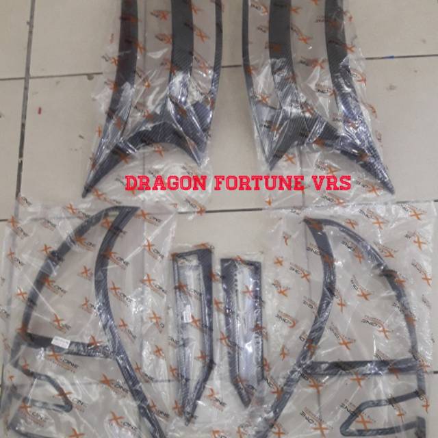 Paket Garnish Depan+Belakang Grand Avanza 2019 CarbonTerbaru.