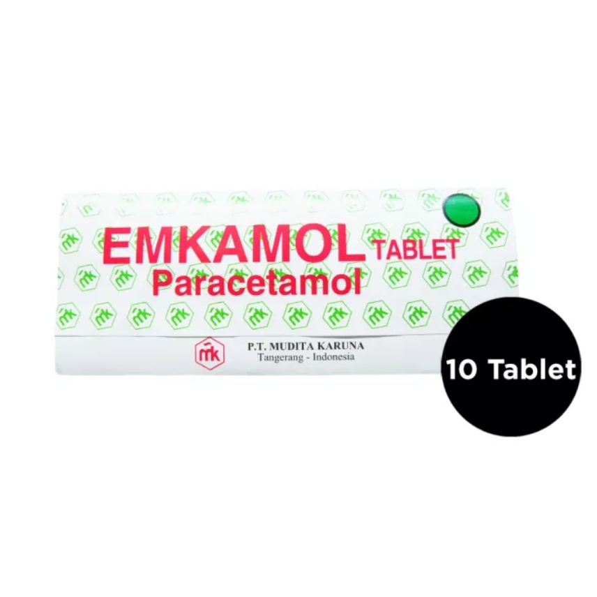 EMKAMOL STRIP ISI 10 PARACETAMOL