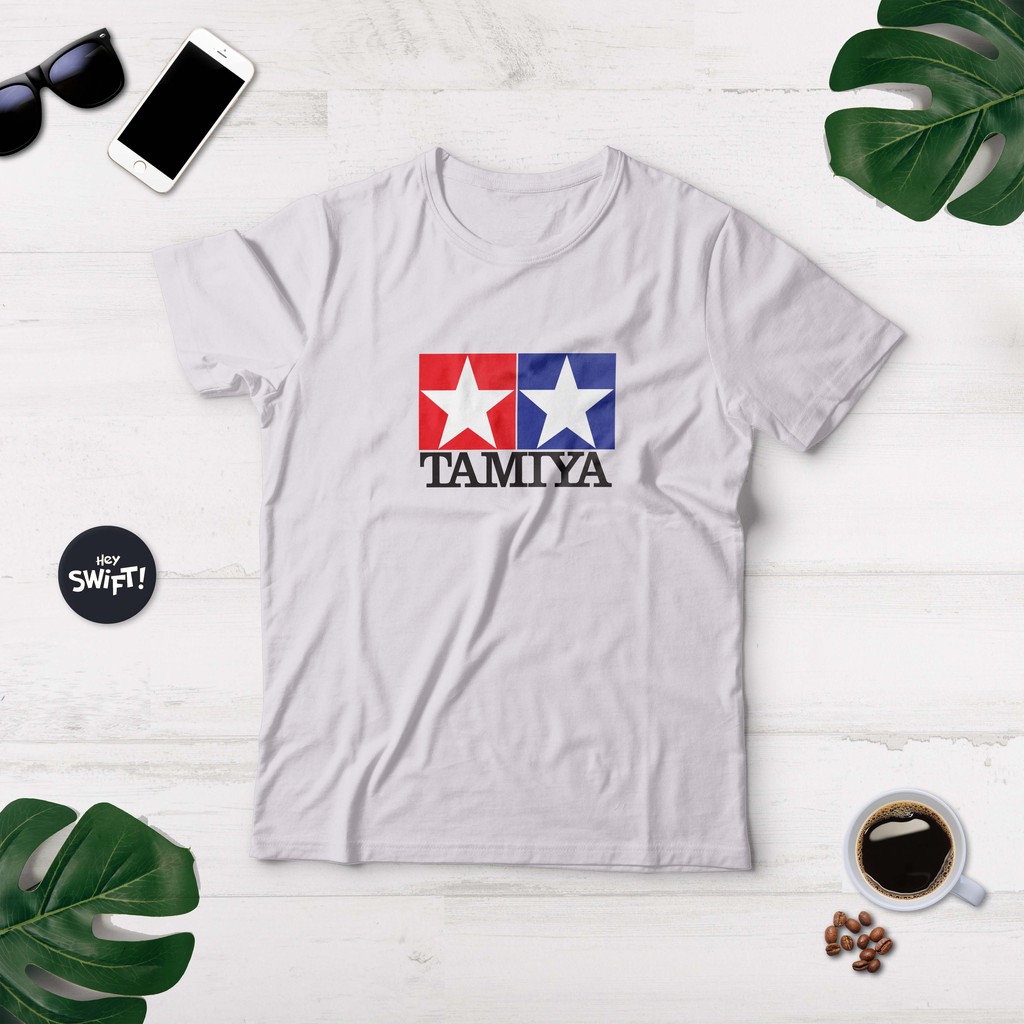 KAOS TAMIYA LOGO MINI 4WD T-SHIRT TOY BAJU DISTRO