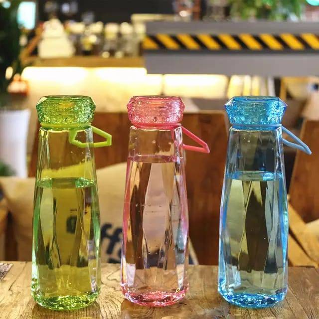 Botol Minum Plastik Diamond Cut 485 ML 1219-14