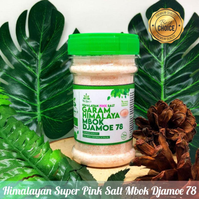 

Garam Himalaya / Himalayan Pink Salt Cap Mbok Djamoe 78 Kualitas Premium
