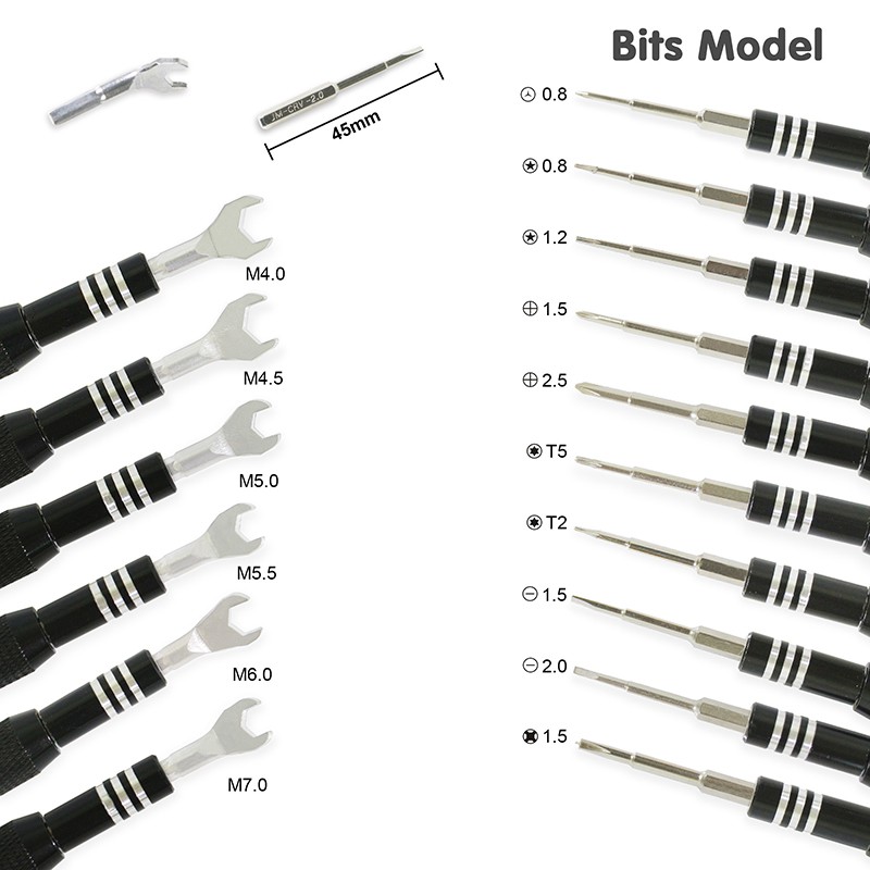 JM-8158 Jakemy 32 In 1 Pisau Ukir Woodworking Art Knife Tools