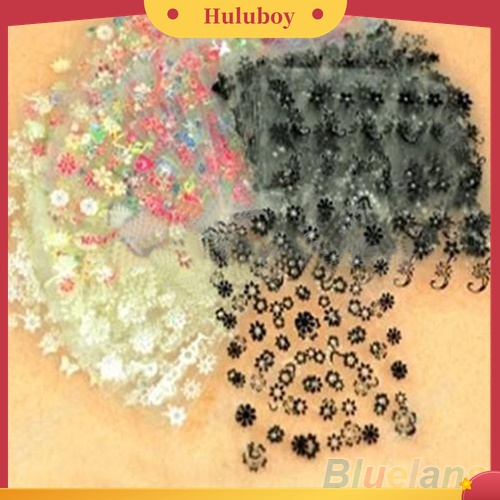 Huluboy Huluboy♡ 10 Lembar Stiker Kuku 3D Untuk Dekorasi Manicure