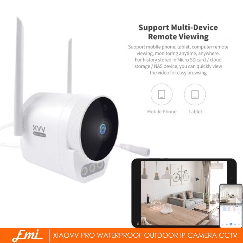 Xiaovv Outdoor Panoramic 180 Degree Nightvision IP Cameras CCTV