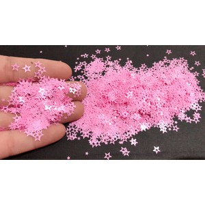 glitter bintang hollow star glitter nail art slime aksesoris craft 1