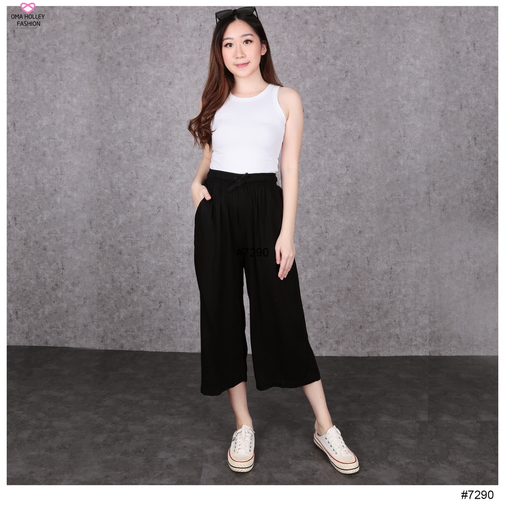 (COD) OH Fashion Irene Pants Celana Kulot Bahan Wanita #7290