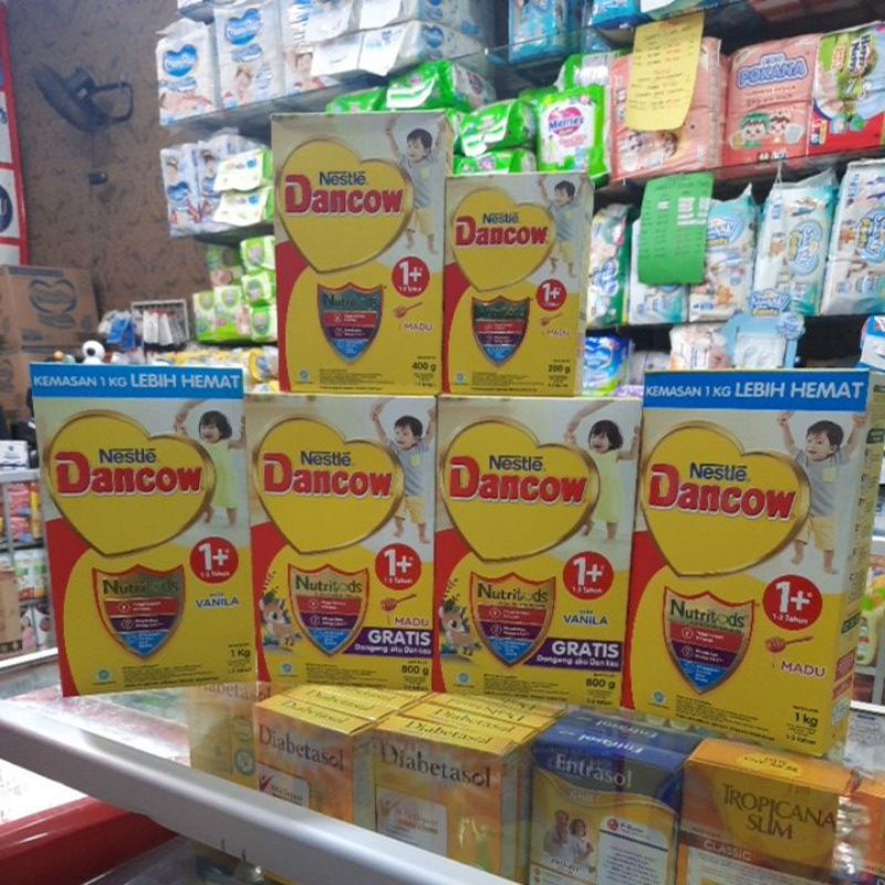 NESTLE DANCOW 1+ VANILA MADU 200GR / 400GR / 800GR / 1KG