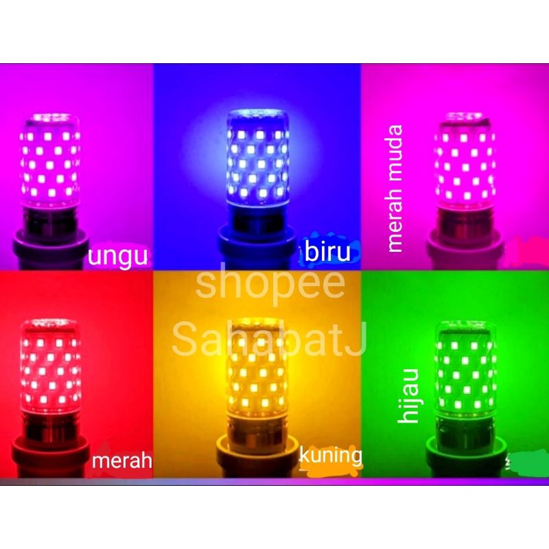 Lampu LED Warna / Lampu Dekor / Lampu Hias / lampu Selfi / Lampu Cafe / Lampu Bar / Lampu panggung / Lampu taman / Lampu Tidur / Lampu Dekorasi