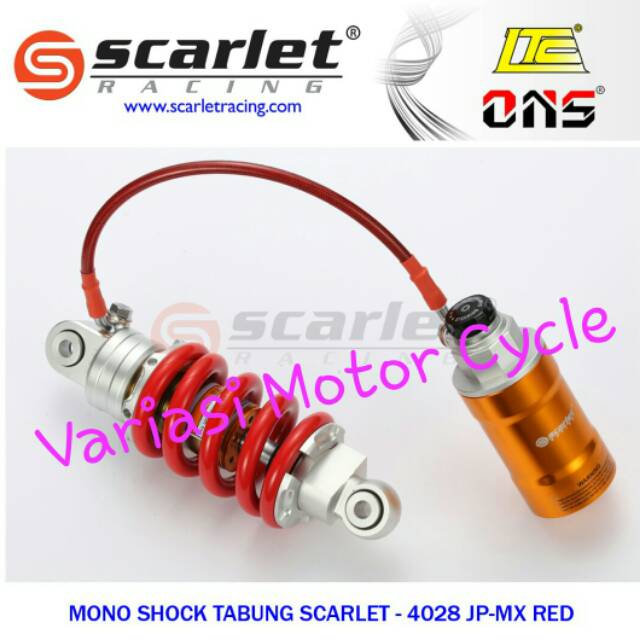 shockbreaker tabung pisah jupiter mx scarlet / shock tabung pisah mx scarlet /shock tabung jupitermx