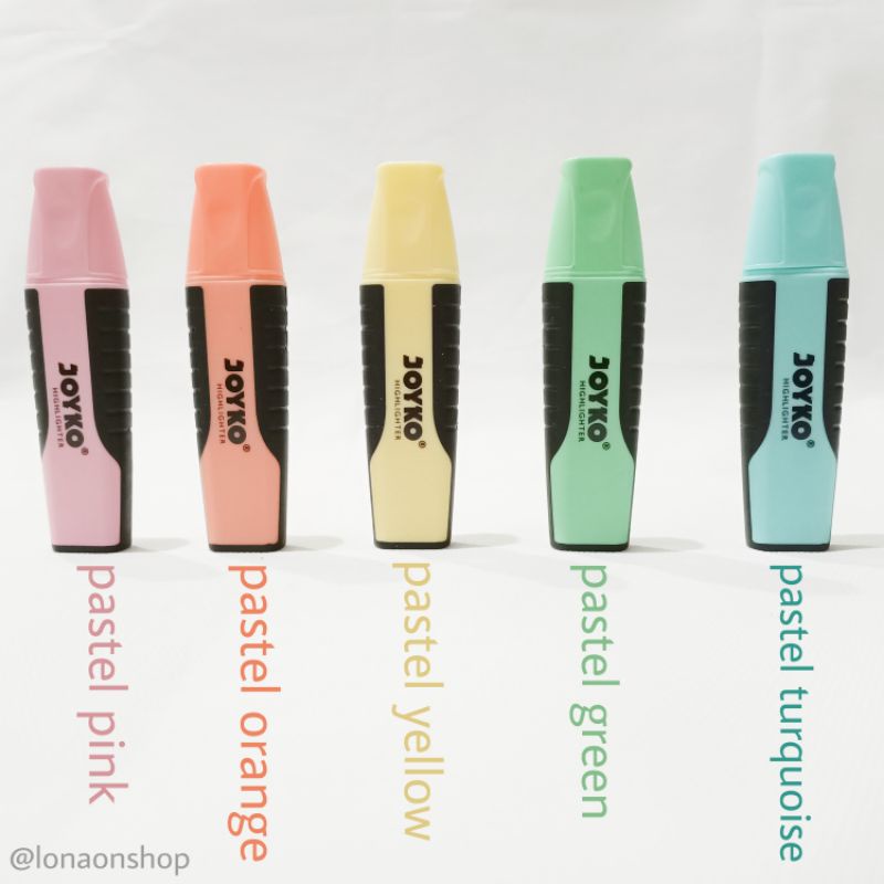 Jual Highlighter joyko pastel / stabilo pastel joyko Shopee Indonesia