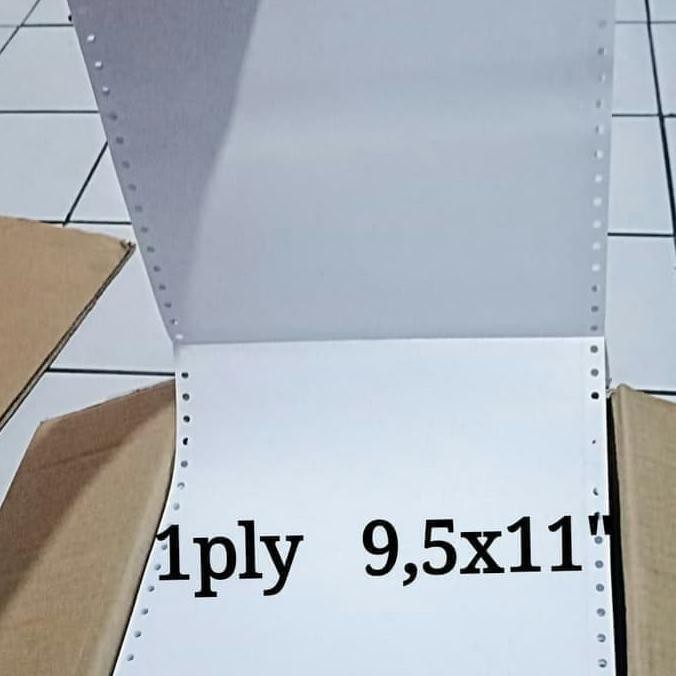 Kertas Continuous form 9 1/2 X 11 1 ply