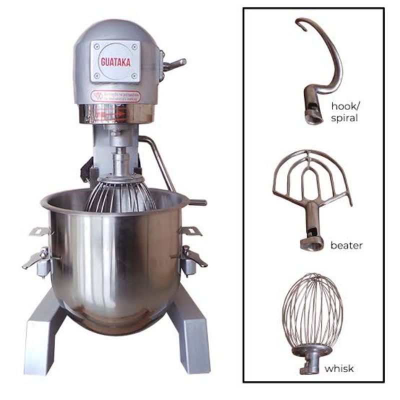 Mixer Planetary B-10 Liter Roti, Donat dan Bolu