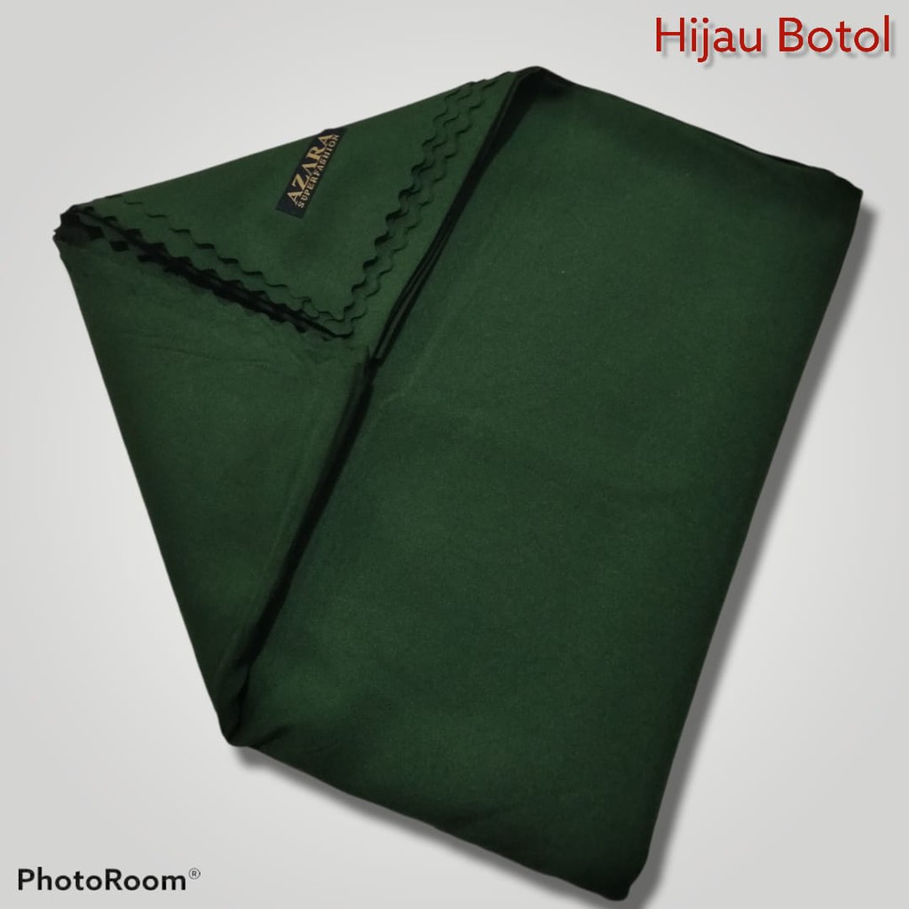 PROMO!!! Hijab Segi Empat Voal Oscara Lasercut/Krudung Voal Azara Termurah-Hijau Botol