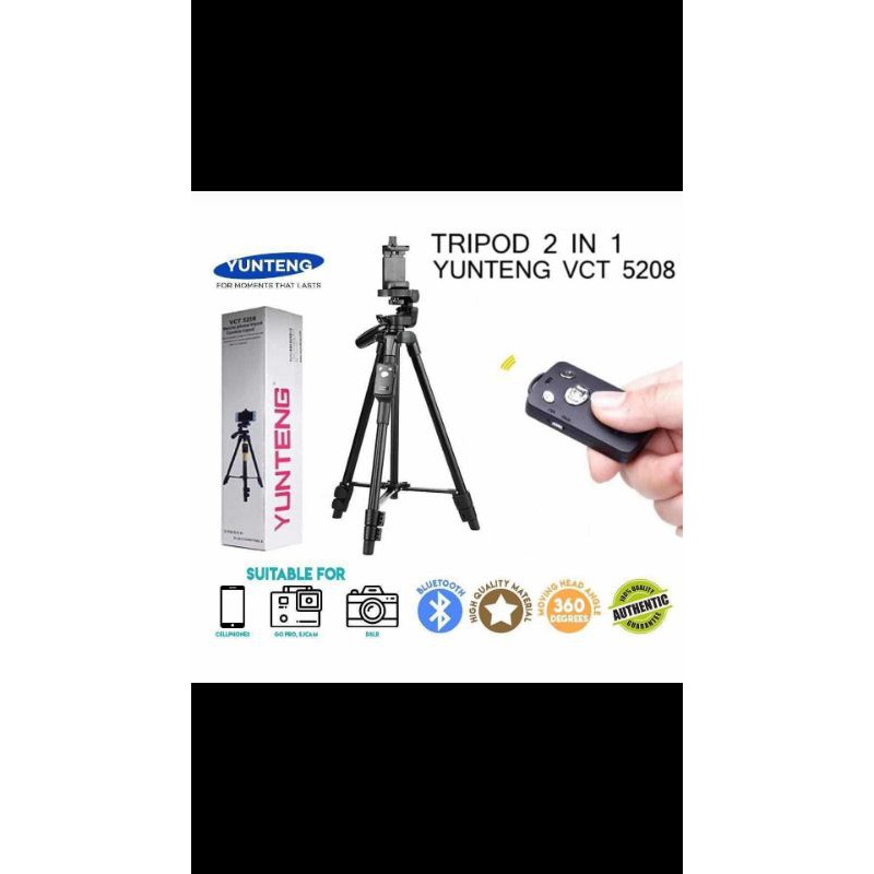 tripod yunteng 2in1 bluetooth tripod 3120 yunteng bluetooth 2in1