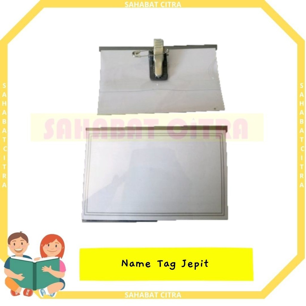 

NAME TAG / PLASTIK KARTU NAMA JEPIT PCS 名卡