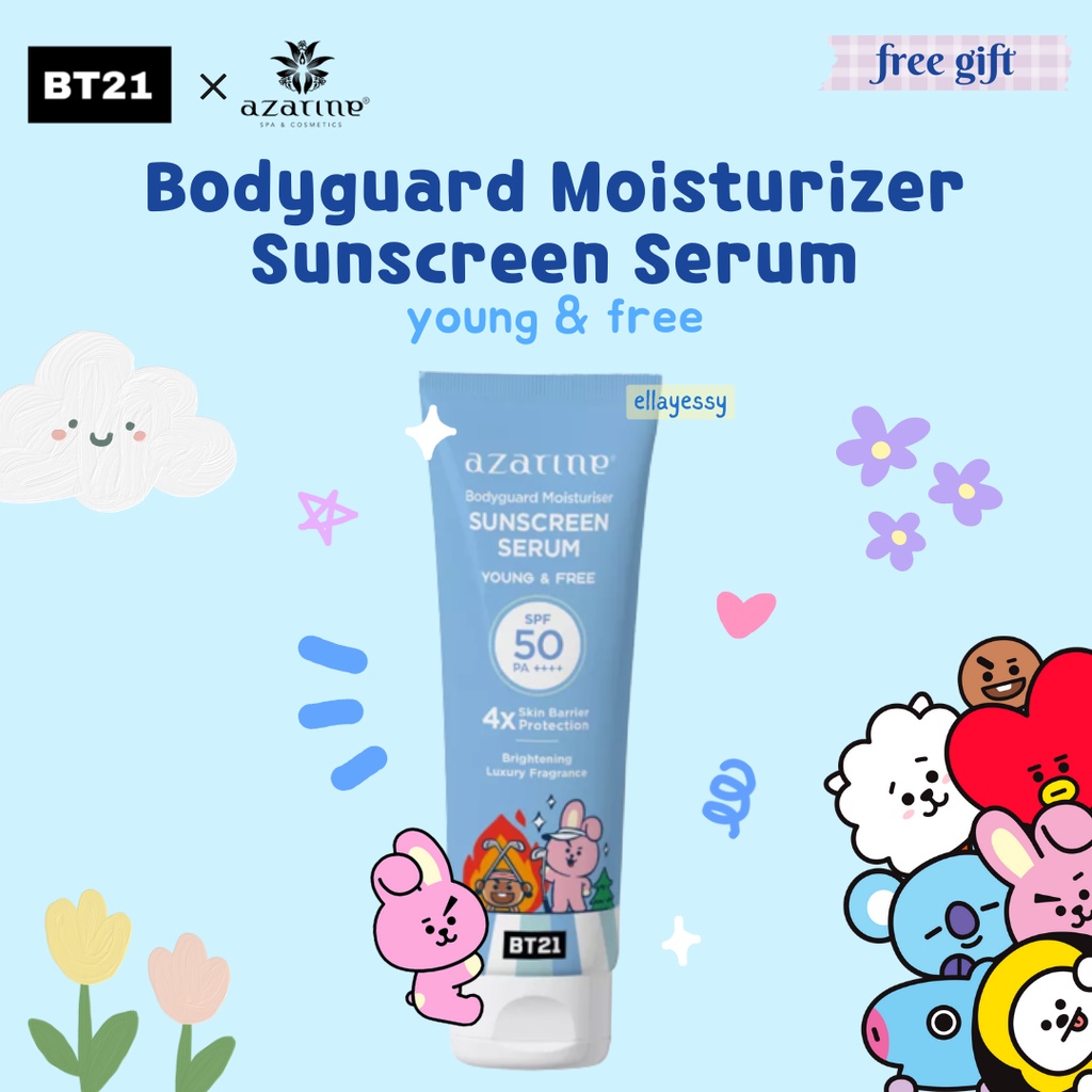 azarine x BT21 body guard mouisturizer sunscreen serum(100ml)